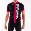 Spinning® Team Short Sleeve Unisex Cycling Jersey - Pink