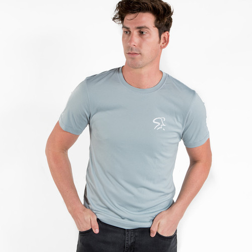 Spinning® Short Sleeve Unisex Performance Tee - Grey