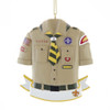 3.5" Boy Scout Shirt Personalized Christmas Ornament