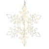 Raz 15.75" or 19.5" Hanging Lighted Snowflake Christmas Decoration -3