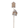 Raz 25.5" Gingerbread House Christmas Tree Spray F4406641-2