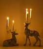 Katherine's Collection Crystal Christmas Standing or Sitting Deer Candleholder Christmas Decoration -3