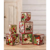 Bethany Lowe Set of 6 Kitschmas Stacking Blocks Vintage Christmas Decoration TL3364 -3