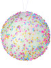 Regency 4" Rainbow Candy Sprinkles Ball Ornament MTX68953 -2