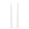Raz 7", 10", 12.5" White Taper Candle Set of 2 Tapers -3