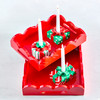 Raz 5" Present Taper Christmas Candle Holder 4512180