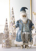 Raz 18" Blue Victorian Santa Christmas Figure 4515541