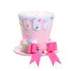 Raz Pink Sprinkles Top Hat Christmas Decoration  -3