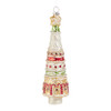 Raz 7.5" Gingerbread Tree Glass Christmas Ornament 4520863