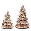 Raz 10.5" Glass Gingerbread Christmas Trees 4520870 -2