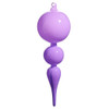 Raz 8" or 10" Bright Purple Finial Glass Christmas Ornament -3
