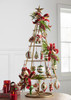 Raz 60" Gold Tree Ornament Display Frames Christmas Decoration 4528065 -2