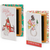 Raz 6.25" Snowman Mini Book Box Christmas Decoration 