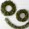 Raz 30" or 36" Real Feel Mixed Pine Lighted Christmas Wreath  Raz 30" or 36" Real Feel Mixed Pine Lighted Christmas Wreath