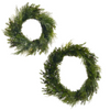 Raz 28" or 36" Iced Mixed Greenery Real Feel Christmas Wreath 