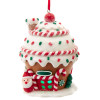 Kurt Adler 3.15" Battery Operated Round LED Lighted Gingerbread House Christmas Ornament D3867 -2