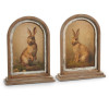 Raz 18" Set of 2 Vintage Rabbit Framed Print Easter Decoration 4521332 -2