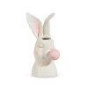 Raz 12" Bunny Blowing Bubble Vase Easter Decoration 4610303