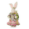 Raz 24" Mr. and Mrs. Bunny with Pink Accents Easter Decoration -3