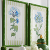 Raz 23.5" Set of 2 Azure Bloom Hydrangea Framed Print Spring Decoration 4615983
