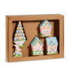 Raz 8.25" Boxed Set of Lighted Springtime Gingerbread Collective Decoration 4616050