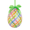 Raz Sweet Weave Colorful Easter Egg Ornament -3