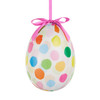 Raz 4.5" or 6" Polka Dot Confetti Easter Egg Ornament -2