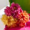 Raz Set of 3 12" Real Feel Gerber Daisy Bundle Spring Floral Decor F4622623