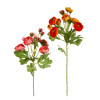 Raz Set of 2 21.5" Pink and Orange Ranunculus Spring or Summer Spray F4622637 -2