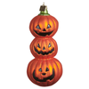 Raz Eric Cortina 6.5" Friendly Fright Stacked Pumpkins Glass Halloween Ornament 4653203