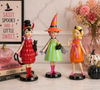 Raz 10" Set of 3 Sassy Trick-Or-Treat Girl Figures Halloween Decoration 4657627-2