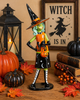 Raz 14.5" Green Witch Fashionista Halloween Figure Decoration 4657628-2