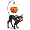 Raz 26" Cat with Candy Pumpkin Basket Halloween Decoration 4657642