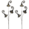 Raz Set of 2 30" Witch Hat Spray Halloween Decoration F4606795