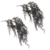 Raz Set of 2 35" Hanging Black Spray Halloween Decoration F4670958