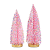 Raz 12" Pink Sprinkle Bottle Brush Trees Christmas Decoration 4606806 -2