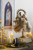 Raz 19" Holy Family on Pedestal Christmas Decoration 4610658-3
