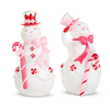 Raz 12" Pink Candy Snowman Christmas Decoration 4611667