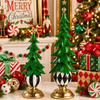 Raz 17" Christmas Tree on Ball Pedestal Decoration 4611674-2
