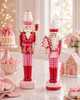 Raz 14" or 16" Cake Top Nutcracker Christmas Decoration-6