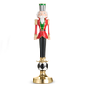 Raz 24" Nutcracker on Harlequin Base Christmas Decoration