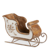 Raz 14" Whitewash Sleigh Christmas Decoration 4612183 -2