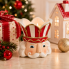 Raz 4.5" Nutcracker Christmas Candle Holder 4612294-2