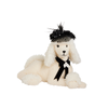 Raz Black Labradoodle or Cream Poodle Christmas Figure -3