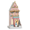 Raz 15" Pink Lighted Paper House Christmas Decoration 4615531 -2