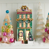 Raz 12.5" Green Lighted Paper House Christmas Decoration 4615532