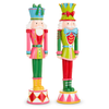 Raz 16" Set of 2 Multicolored Nutcracker Christmas Figures4617793