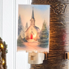 Raz 6" Chapel in the Pines Layered Christmas Night Light 4619060