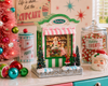 Raz 9" Treat Time Lighted Bakery Christmas Water Globe 4640532-2