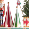 Raz Set of 2 20" Striped Trees Christmas Decoration 4650828